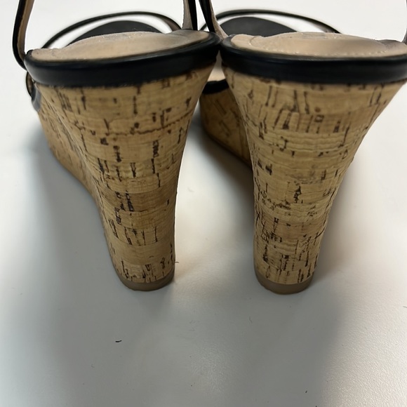 Charles by Charles David black cork  bottomed platform - Picture 5 of 10
